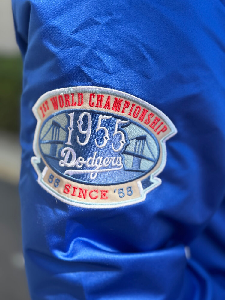 Mitchell and Ness LA Dodgers Men's M&N Legends Collection Jackie Robinson Satin Jacket