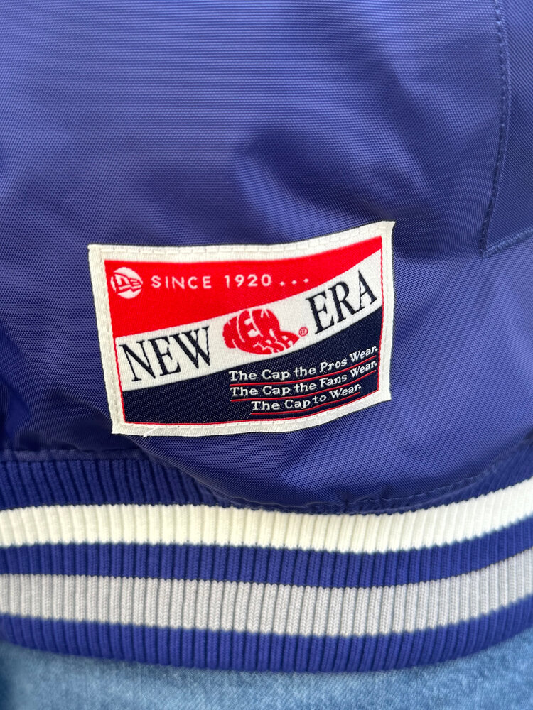 New Era LA Dodgers NE Men's Throwback Royal Nylon Shooting Ball Jacket