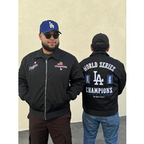 JH Design LA 2024 World Series Champs Black Workman Jacket