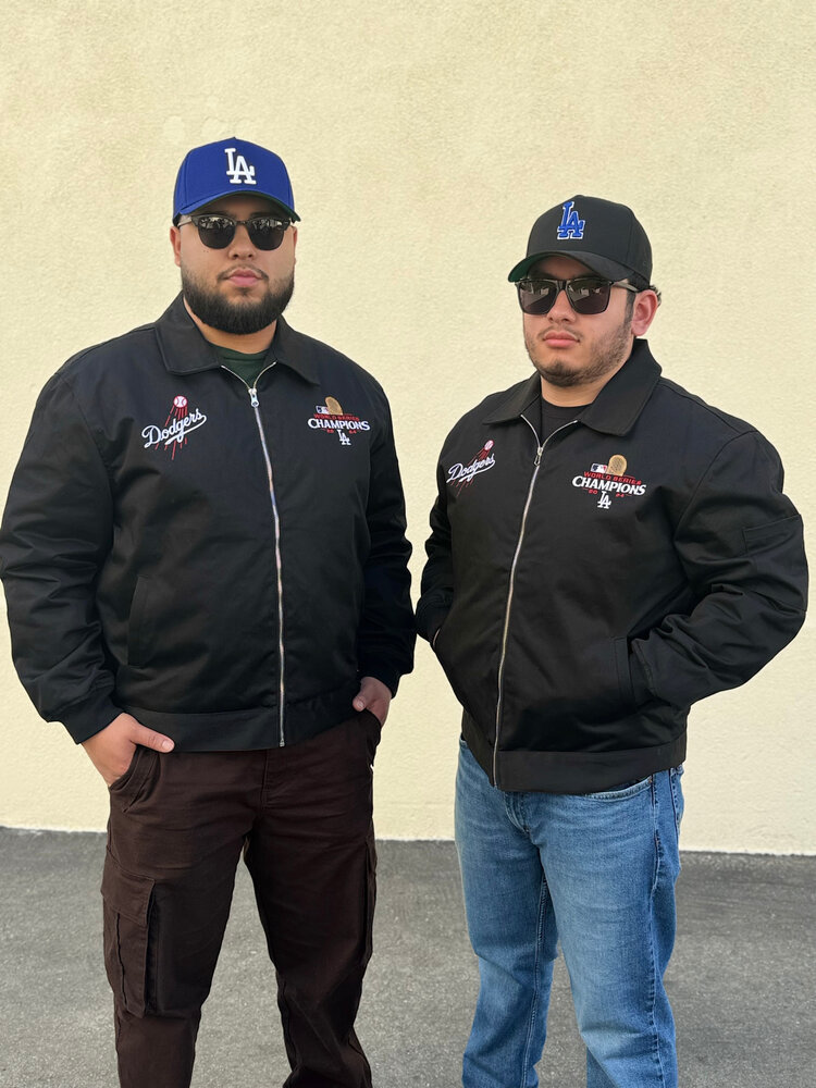 JH Design LA 2024 World Series Champs Black Workman Jacket