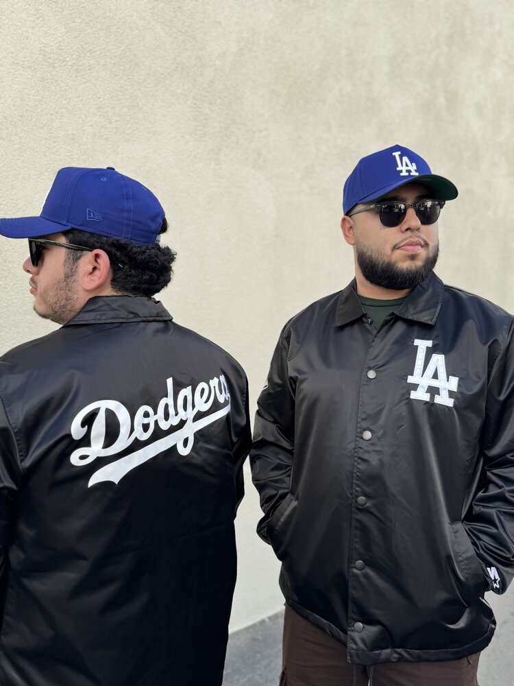 Starter LA Dodgers Men's Starter Point Man Coach Jacket Black