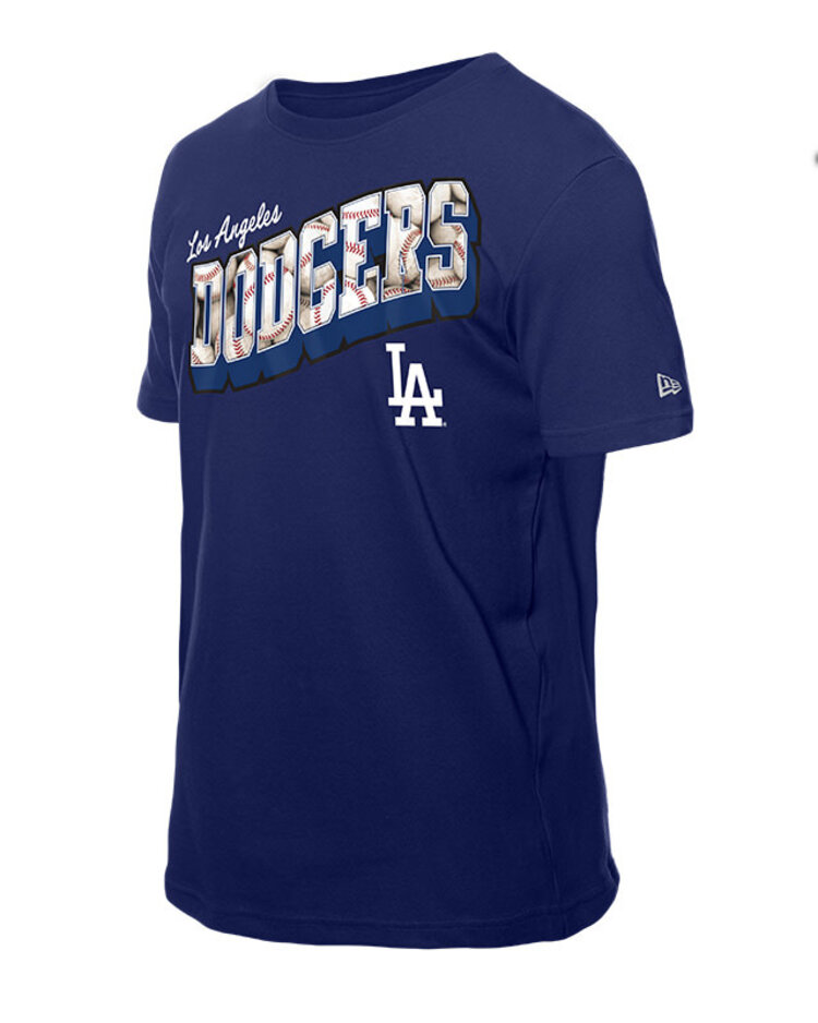 New Era LA Dodgers NE Men's Game Day Royal Baseball Background Tee