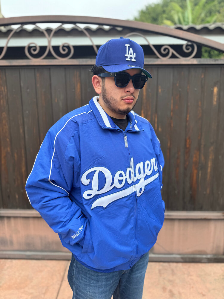 Mitchell and Ness LA Dodgers Men's 2005 Dugout Jacket Royal