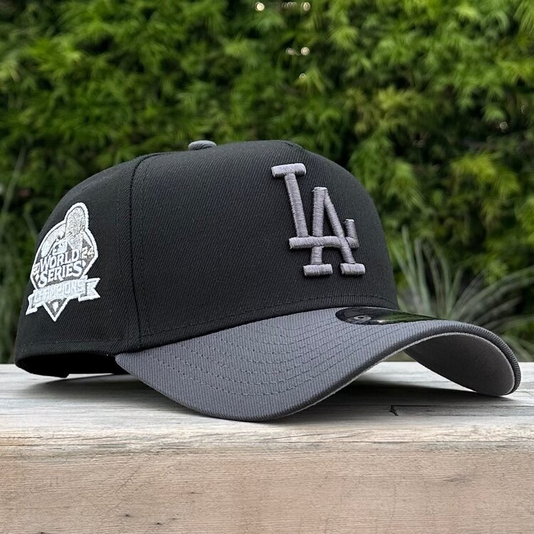 New Era LA Black/Graphite 2024 World Series Champions 940 A-Frame