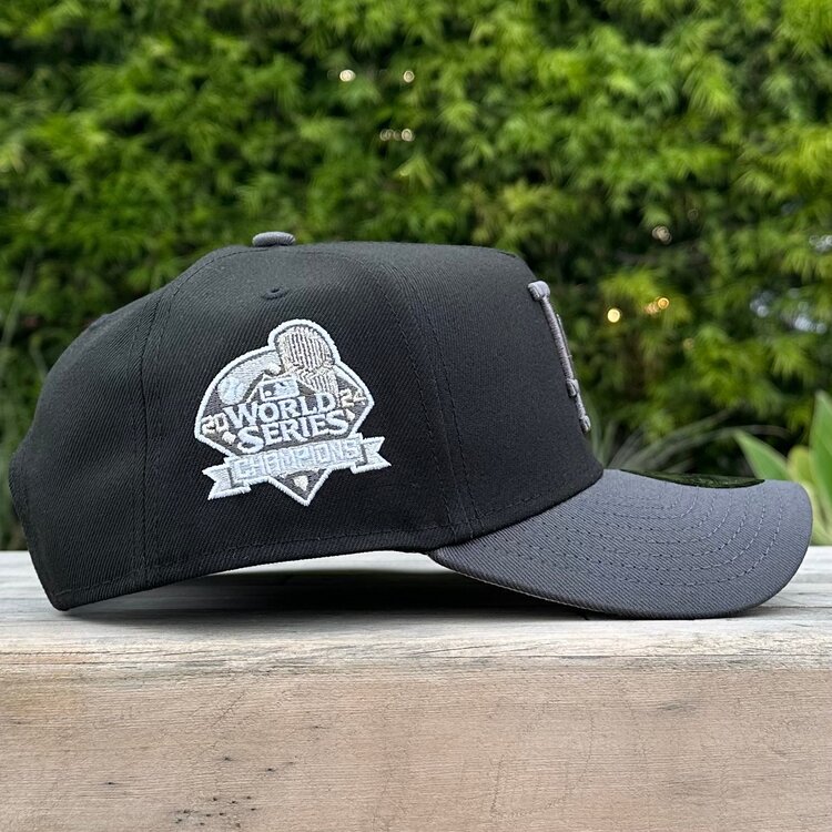 New Era LA Black/Graphite 2024 World Series Champions 940 A-Frame