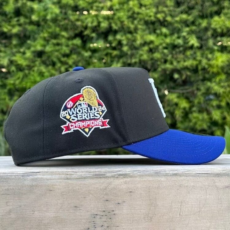 New Era LA Black/Royal 2024 World Series Champions 940 A-Frame
