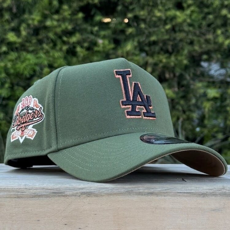 New Era LA Army Green Metallic Copper OL 100th Anniv 940 A-Frame