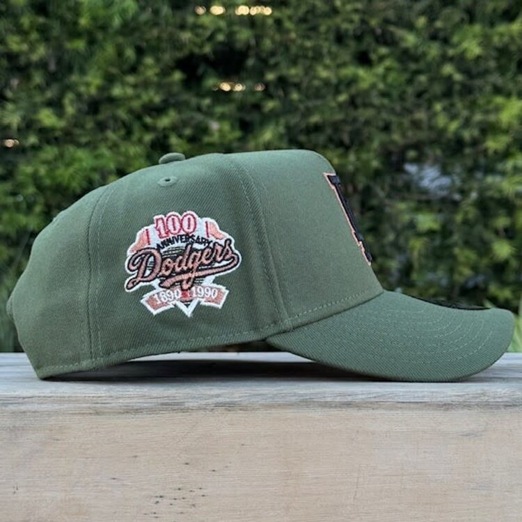 New Era LA Army Green Metallic Copper OL 100th Anniv 940 A-Frame