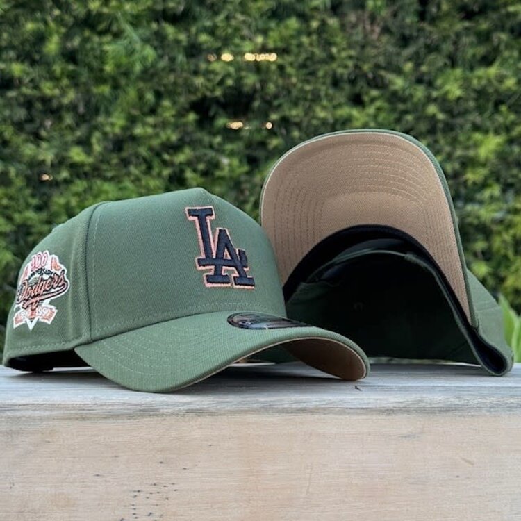 New Era LA Army Green Metallic Copper OL 100th Anniv 940 A-Frame