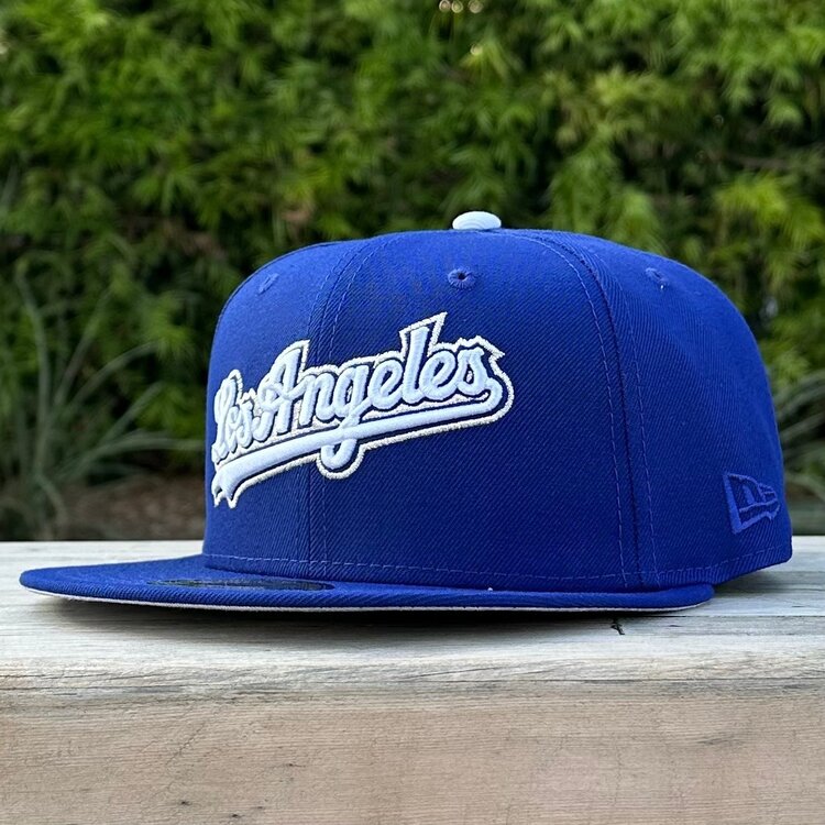 New Era LA Script Royal 2024 World Series Trophy Gray UV