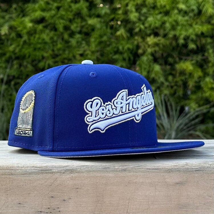 New Era LA Script Royal 2024 World Series Trophy Gray UV