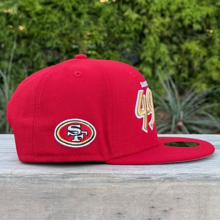 New Era 49ers Script Red Youth 950 Snapback