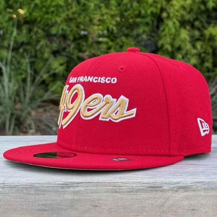 New Era 49ers Script Red Youth 950 Snapback