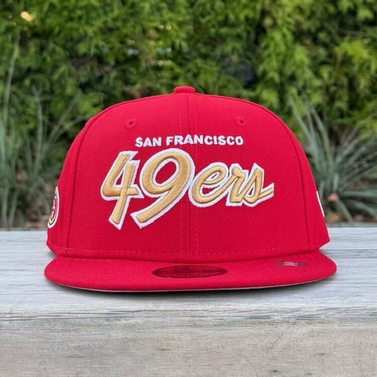 New Era 49ers Script Red Youth 950 Snapback