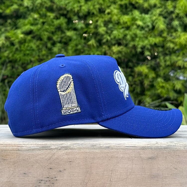 New Era LA Wordmark Royal 2024 World Series Trophy 940 A-Frame