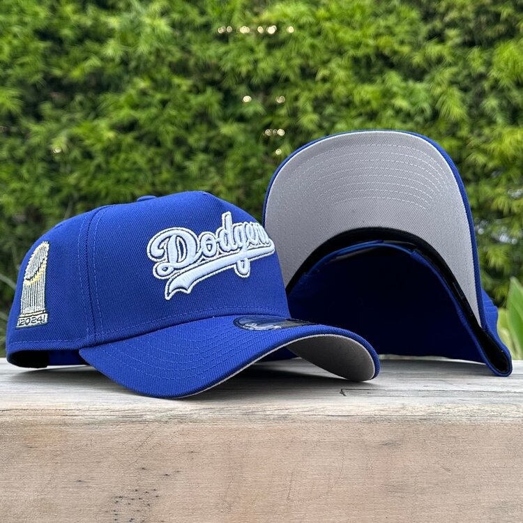 New Era LA Wordmark Royal 2024 World Series Trophy 940 A-Frame