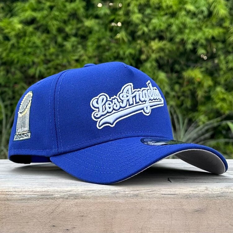 New Era Los Angeles Script Royal 2024 World Series Trophy 940 A-Frame