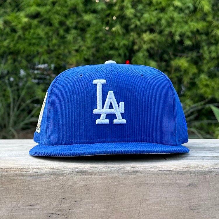New Era LA Royal Corduroy 2024 World Series Trophy Gray UV