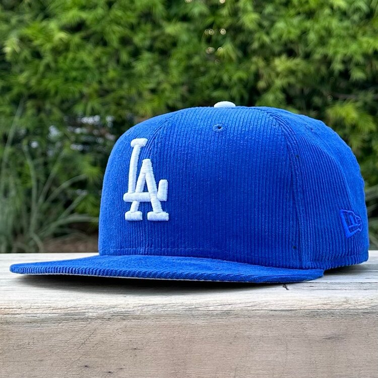 New Era LA Royal Corduroy 2024 World Series Trophy Gray UV
