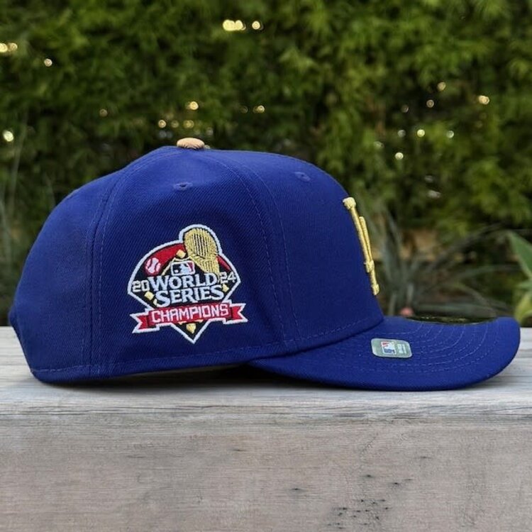 New Era LA Dodgers 2024 World Series Champs Gold Collection 970 Stretch Snap