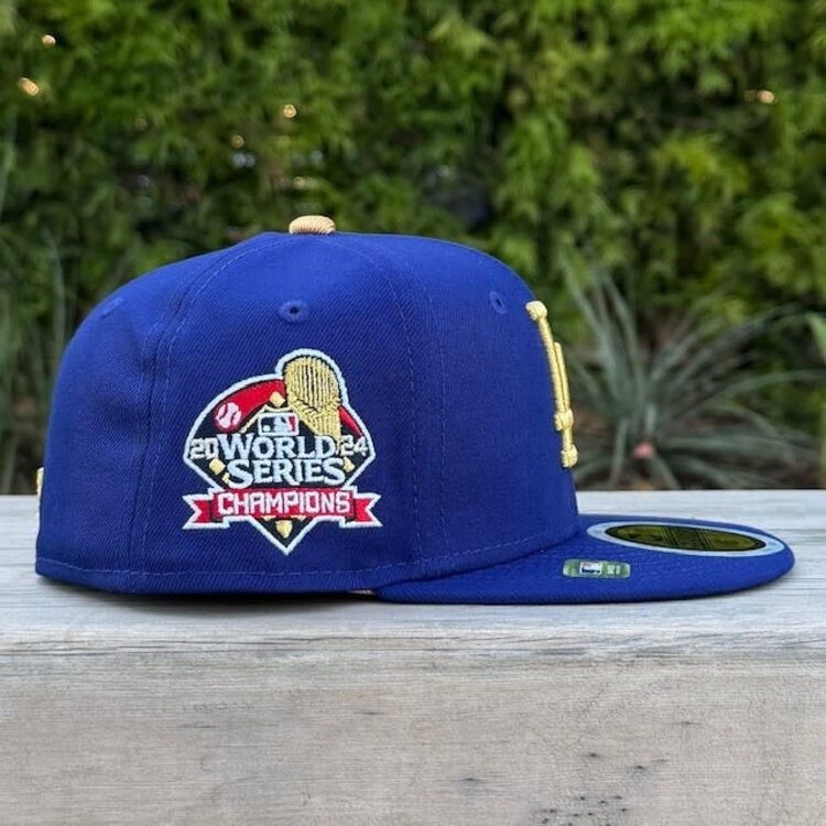 New Era LA Dodgers Youth/Kids 2024 World Series Champs Gold Collection