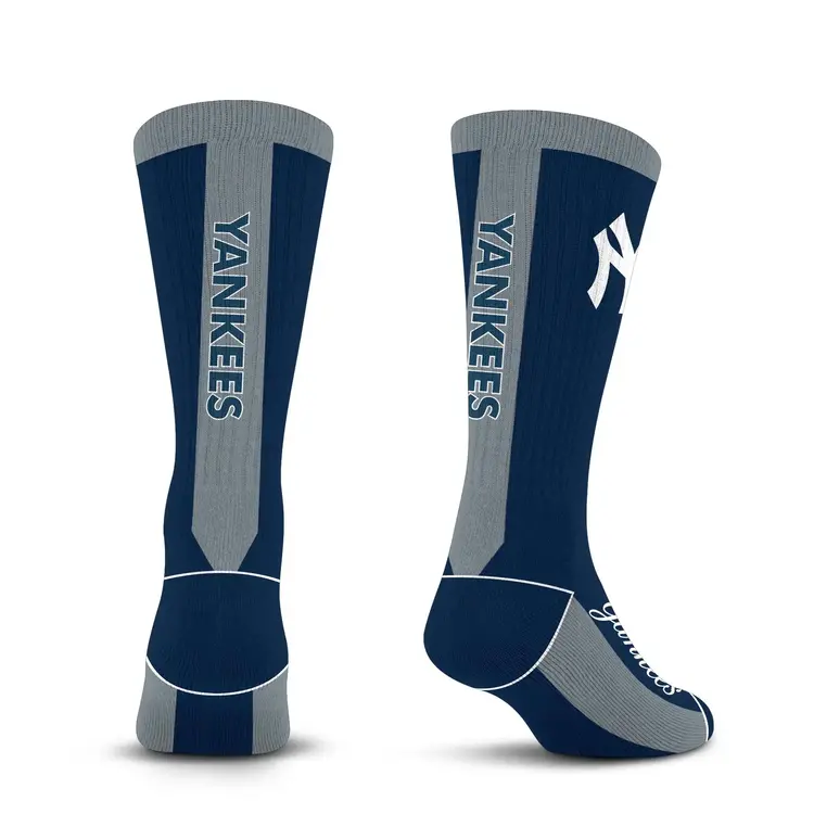 For Bare Feet Sportswear MLB Men's MVP Socks New York Yankees Large