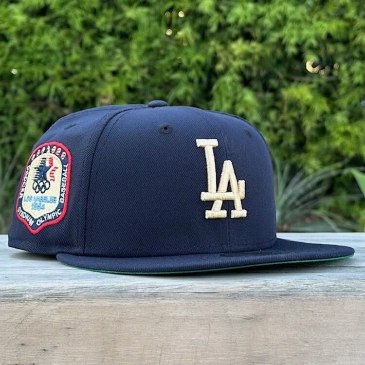 New Era LA Navy Ivory 1984 Olympics Patch Green UV
