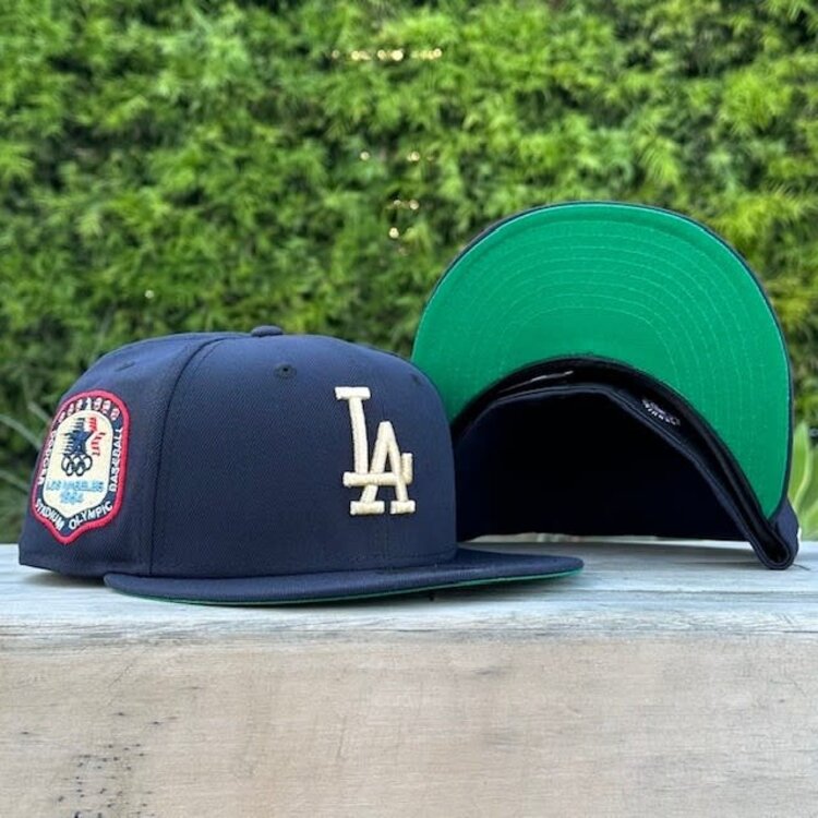 New Era LA Navy Ivory 1984 Olympics Patch Green UV