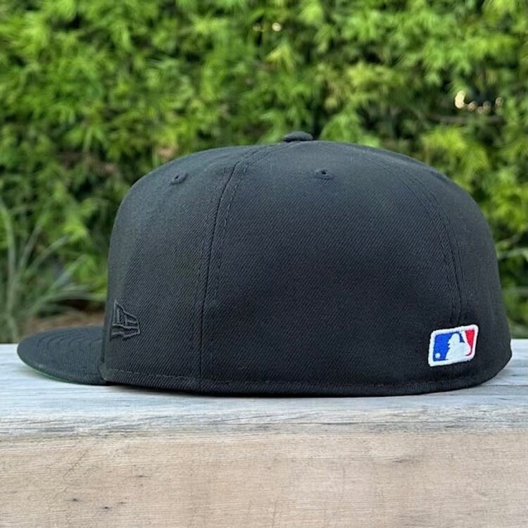 New Era LA Black White 1984 Olympics Patch Green UV