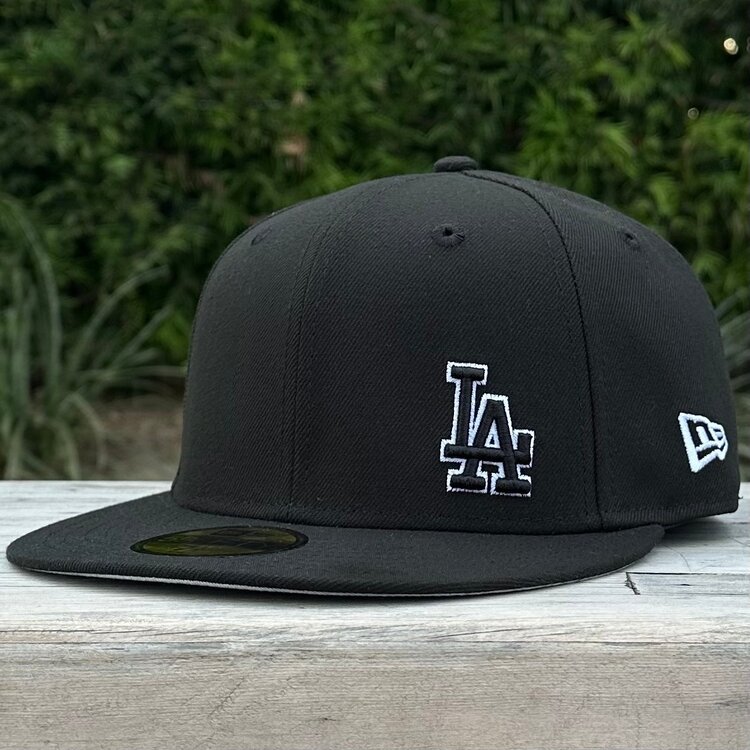 New Era LA Flawless Black Black White