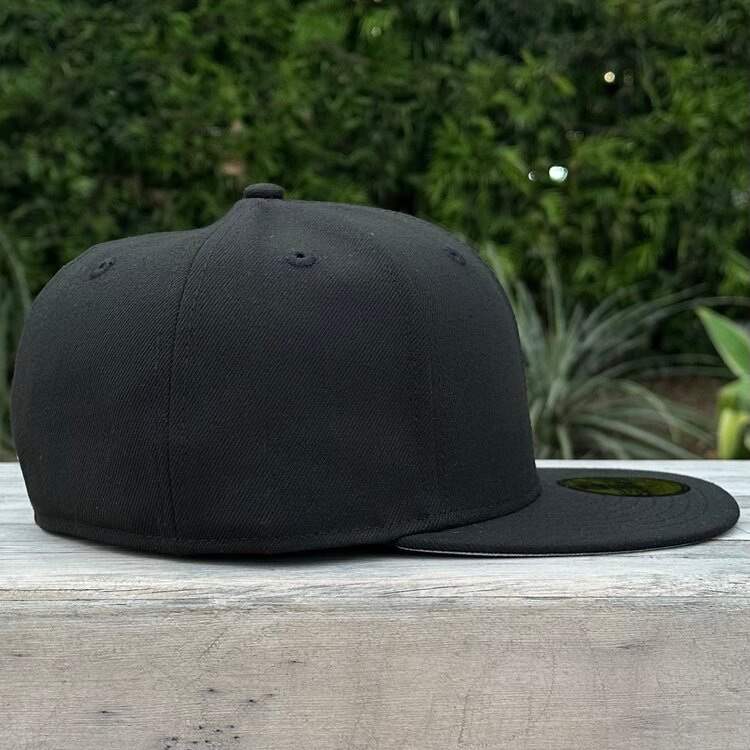 New Era LA Flawless Black Black White