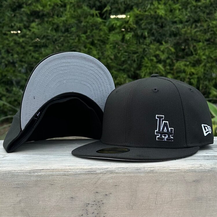 New Era LA Flawless Black Black White