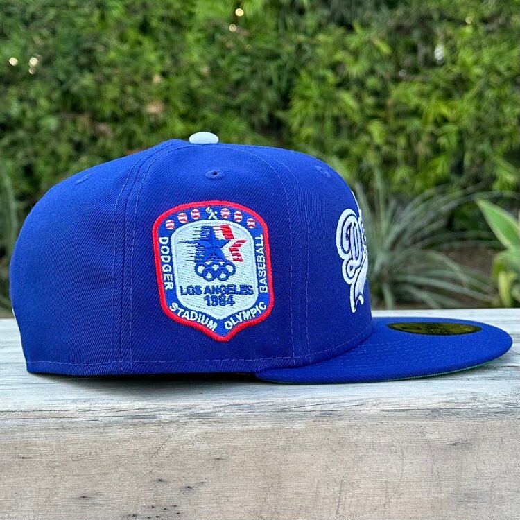 New Era LA Wordmark Royal 1984 Olympics Patch Green UV