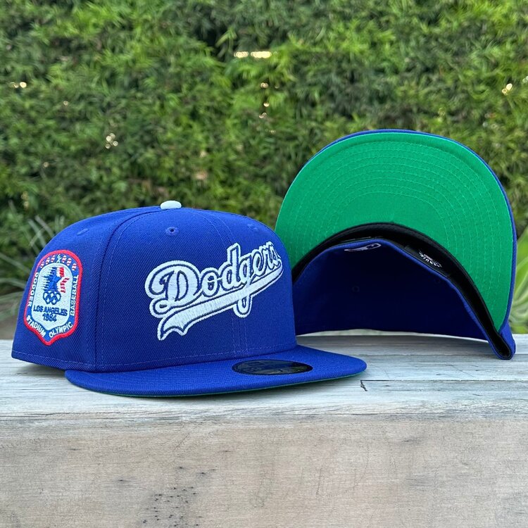 New Era LA Wordmark Royal 1984 Olympics Patch Green UV