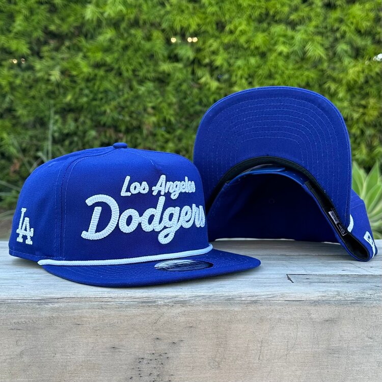 New Era LA Dodgers Team Text Royal Golfer