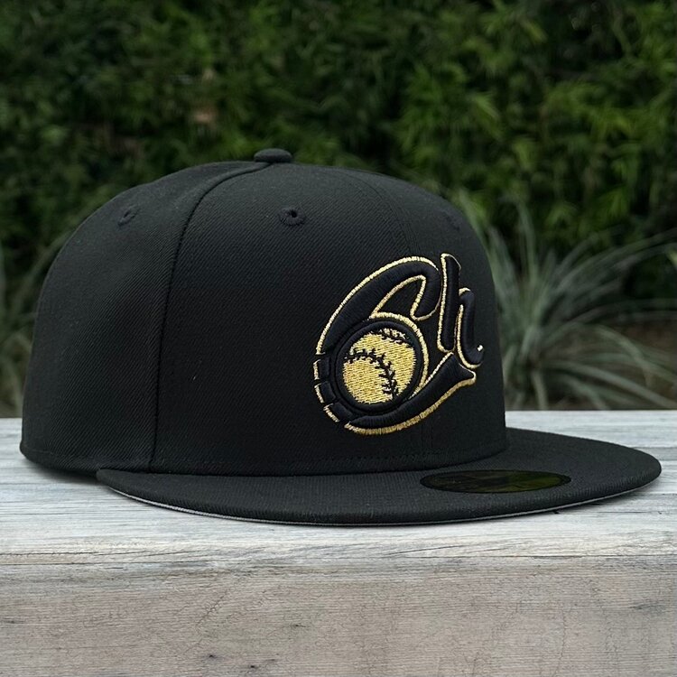 New Era Charros de Jalisco Black Metallic Gold