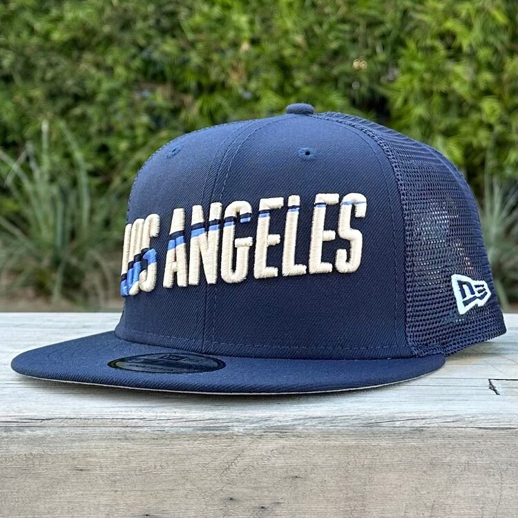 New Era LA City Connect Los Angeles Navy Trucker Mesh 950 Snapback
