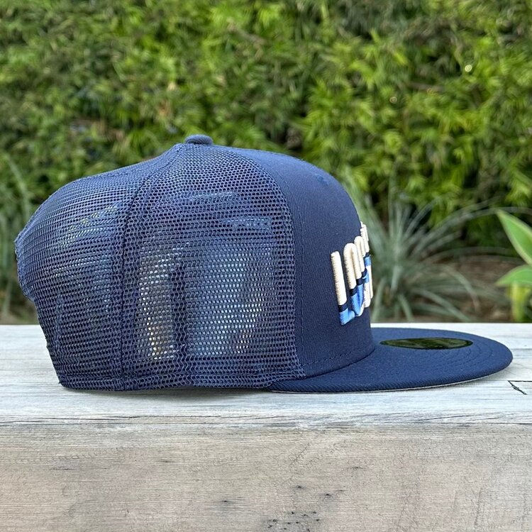 New Era LA City Connect Los Angeles Navy Trucker Mesh 950 Snapback