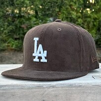 New Era LA Brown Corduroy Gray UV