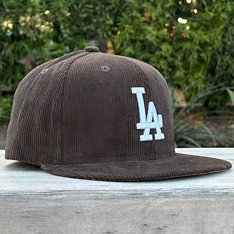 New Era LA Brown Corduroy Gray UV