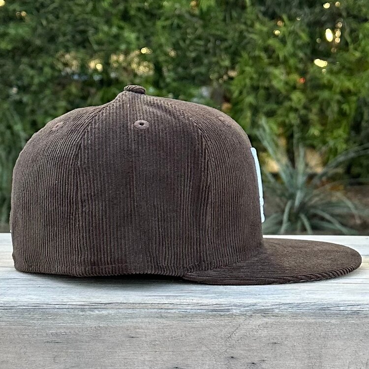 New Era LA Brown Corduroy Gray UV