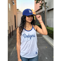 G-III LA Dodgers Women's G-III Curve Ball Tank White
