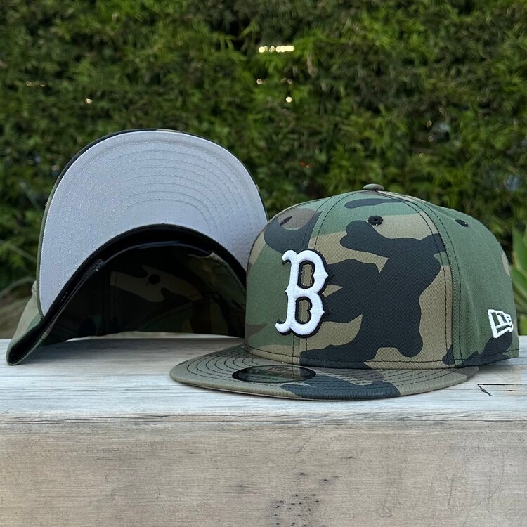 New Era Red Sox Woodland Camo 950 Snapback