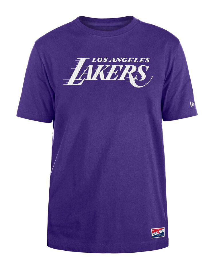 New Era Lakers Men's NE Purple Silver S/S T-Shirt