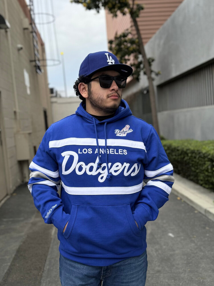 Mitchell and Ness LA Dodgers Mitchell & Ness Head Coach Hoodie Royal
