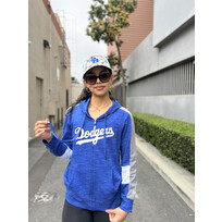 New Era LA NE Royal W Space Dye Full Zip Hoodie
