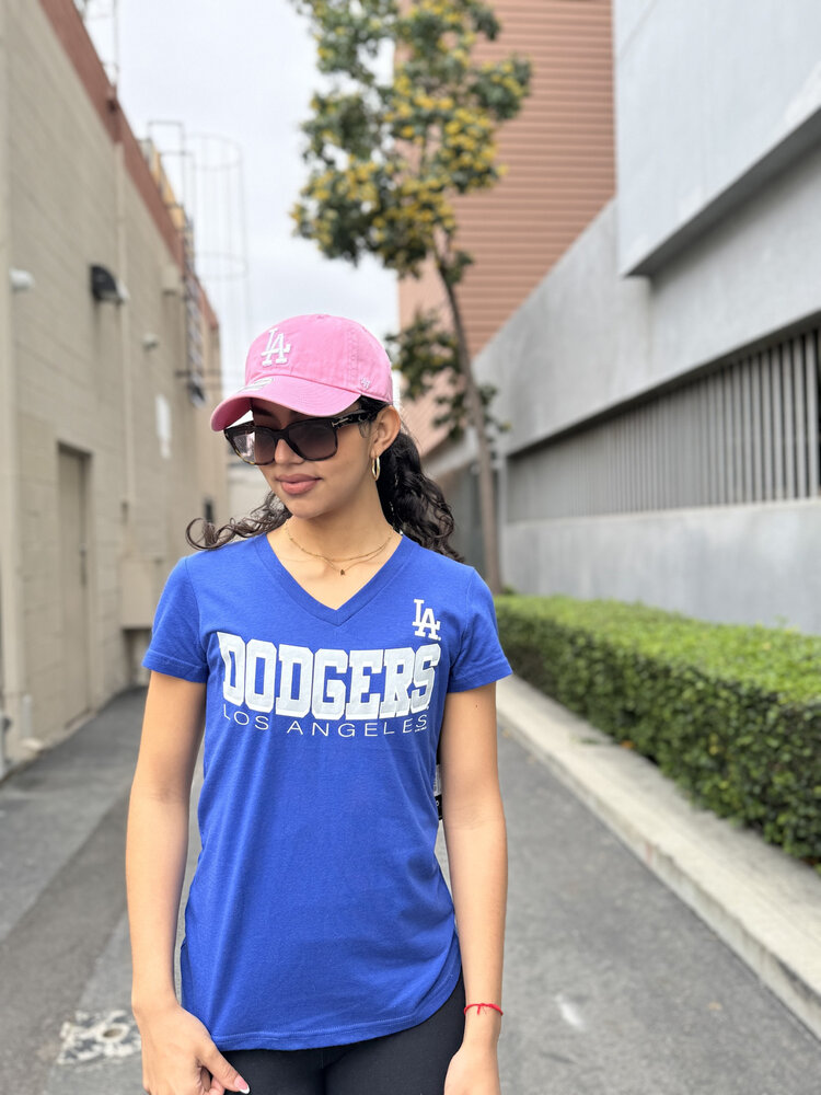 G-III LA Dodgers Women's G-III Strategy V-Neck Tee