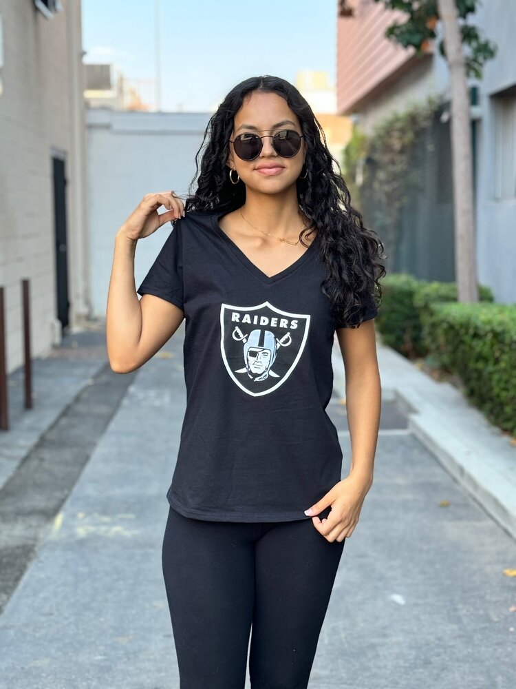 Fanatics Raiders W Primary Logo Black V