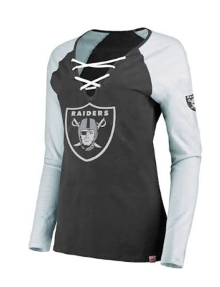 Majestic Raiders W The Lace Up L/S