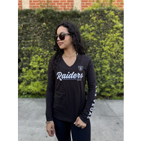 Fanatics Raiders W Drive Forward Blk L/S